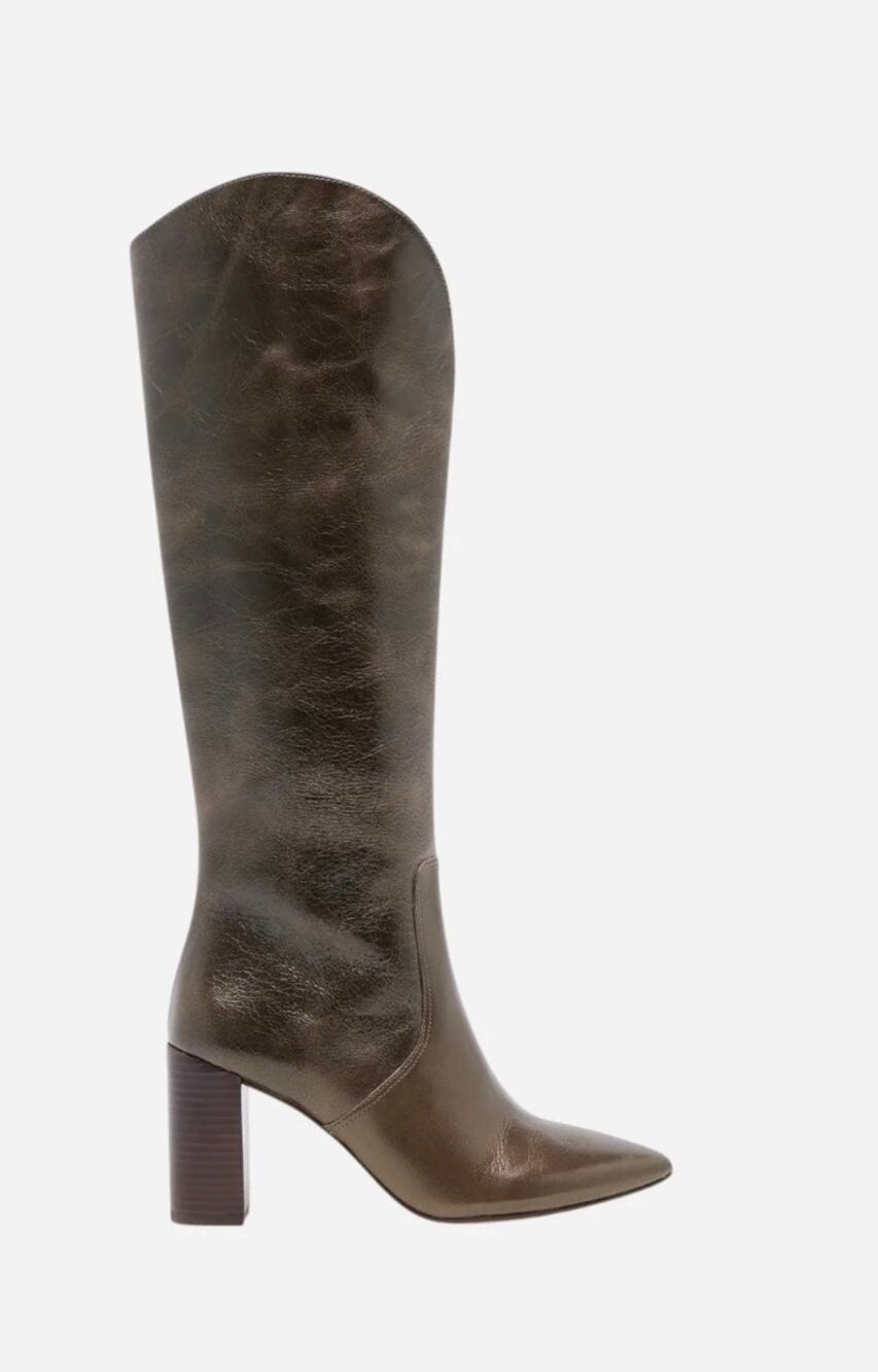 Dolce Vita Nedi in Dark Olive Leather - Picture 1 of 12